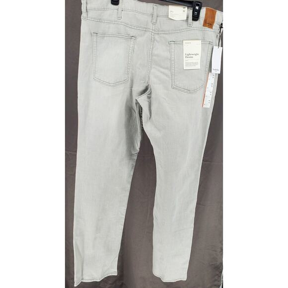 Goodfellow & Co Men's 40W‎ x 32L Premium Light Gray Slim Lightweight Denim New - Picture 2 of 5